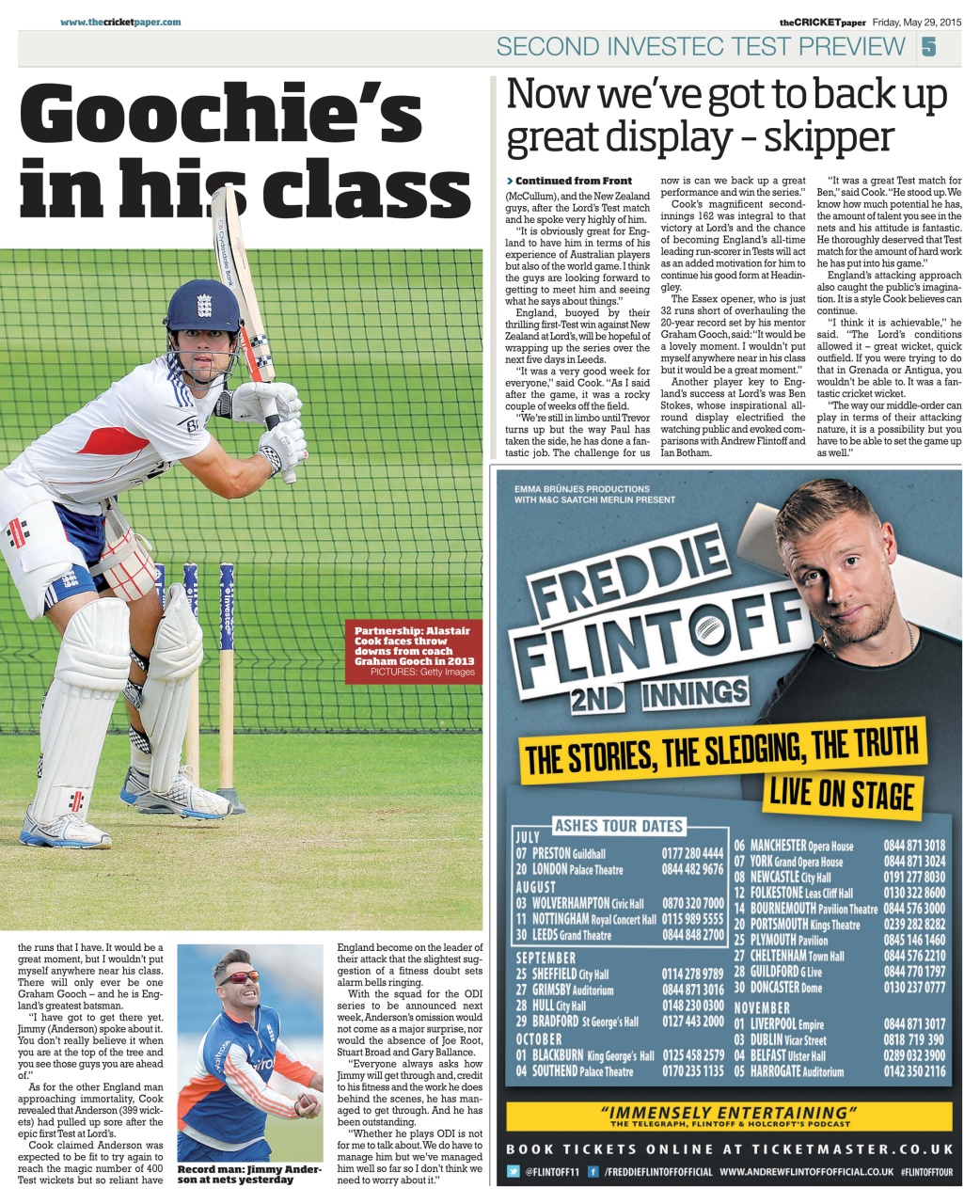 The Cricket Paper Preview Pages