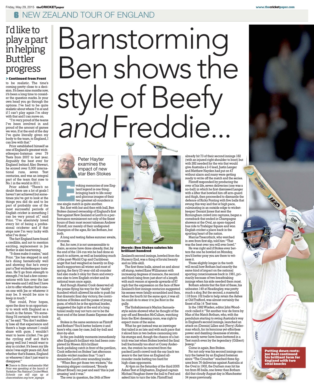 The Cricket Paper Preview Pages