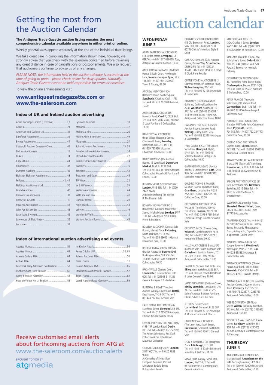 Antiques Trade Gazette Preview Pages