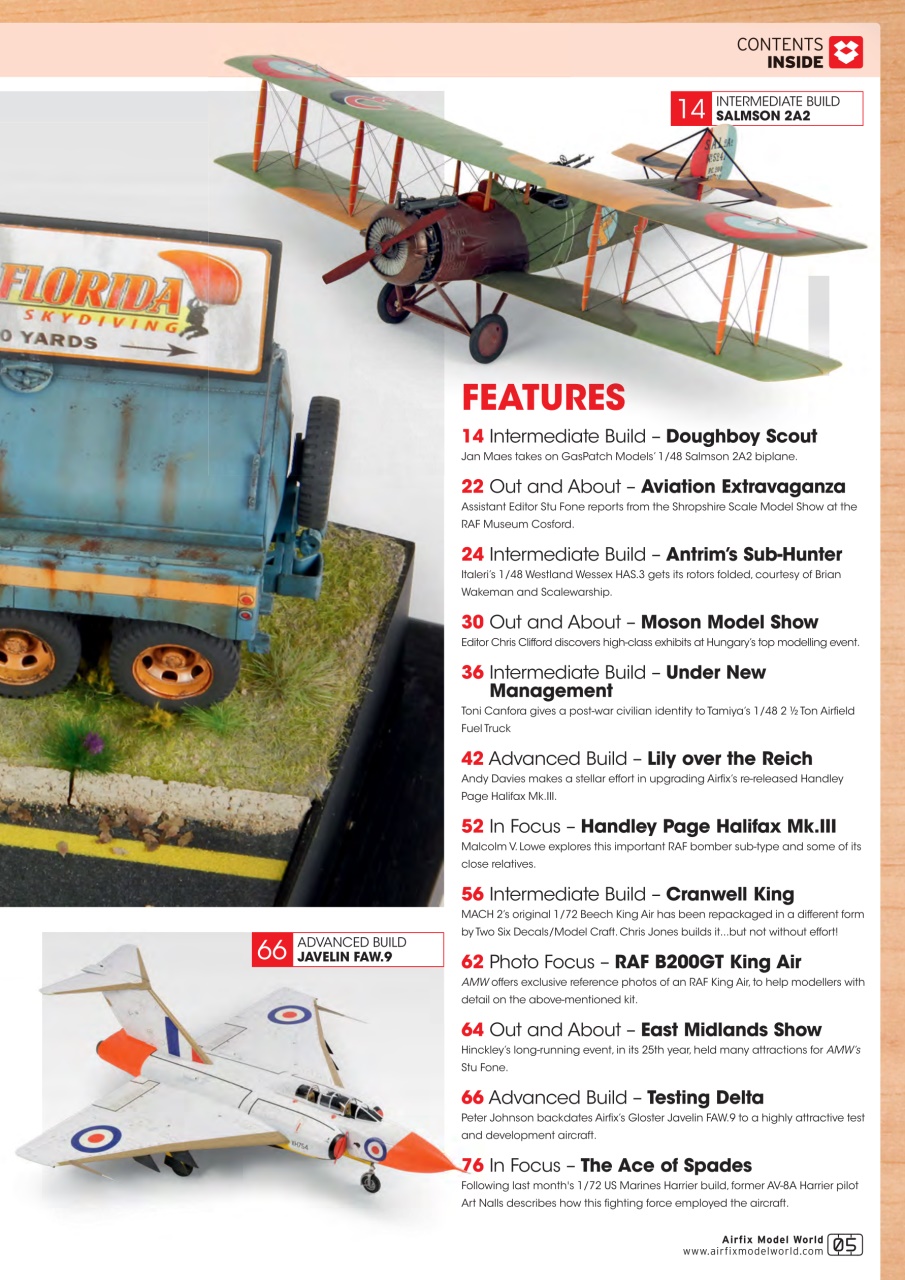 Airfix Model World Preview Pages