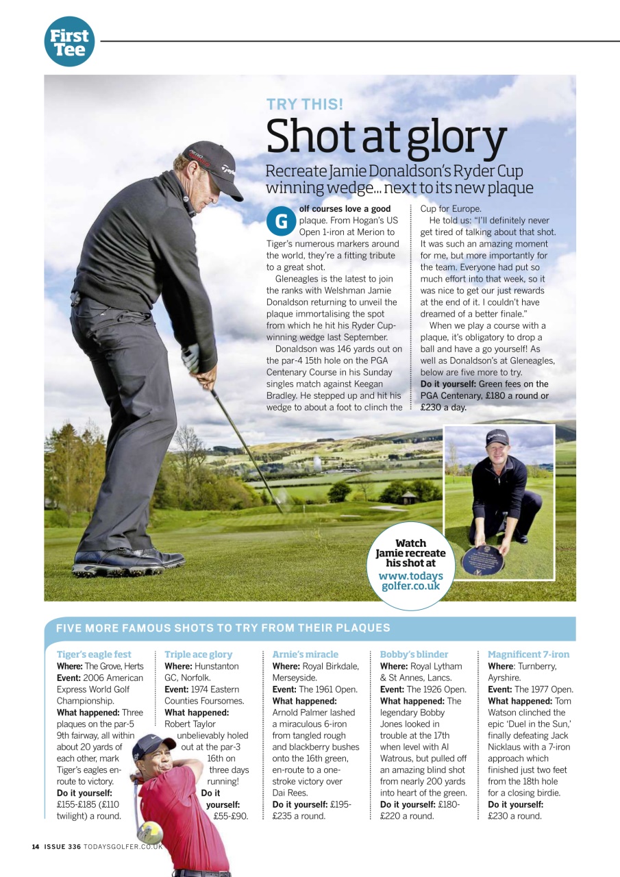 Today's Golfer Preview Pages