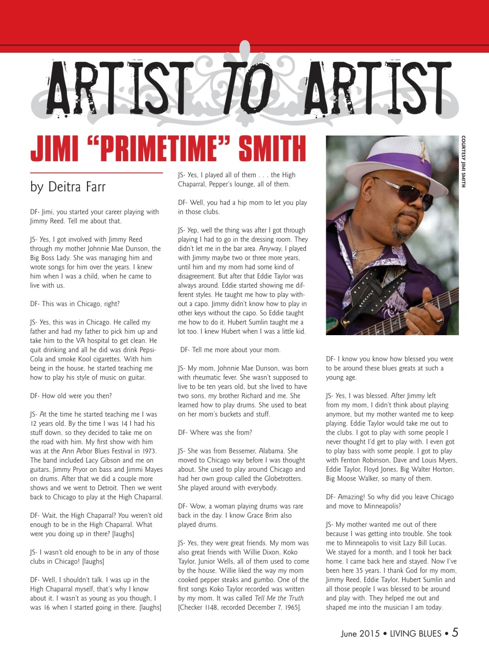 Living Blues Preview Pages