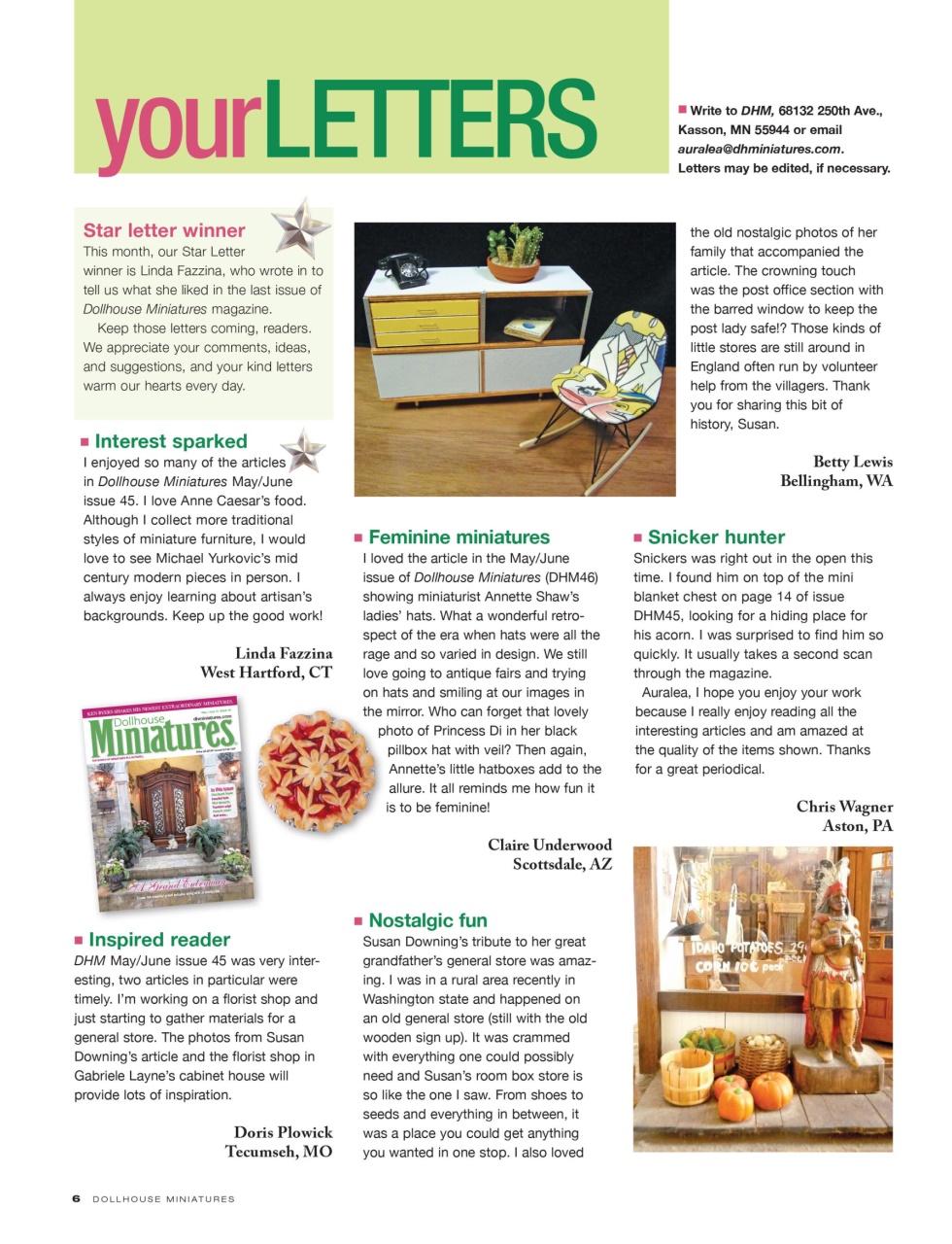 Dollhouse Miniatures Preview Pages