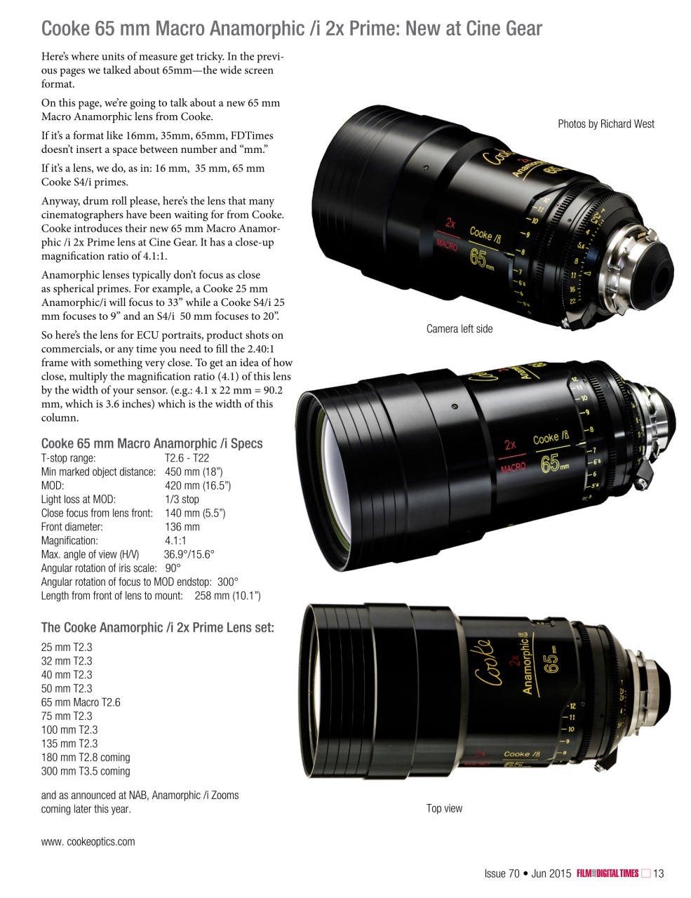 Film and Digital Times Preview Pages