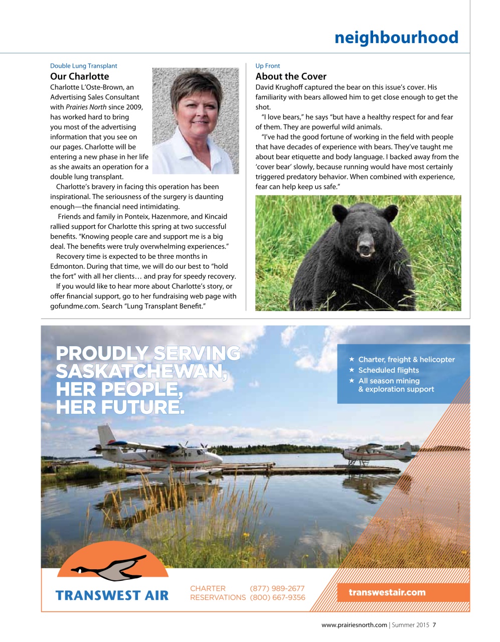 Prairies North Magazine Preview Pages