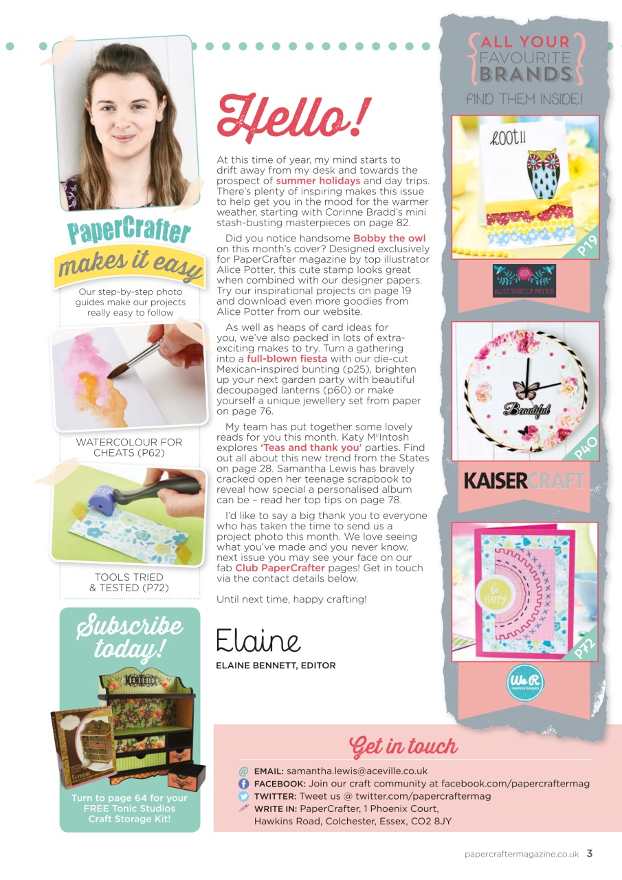 PaperCrafter Preview Pages