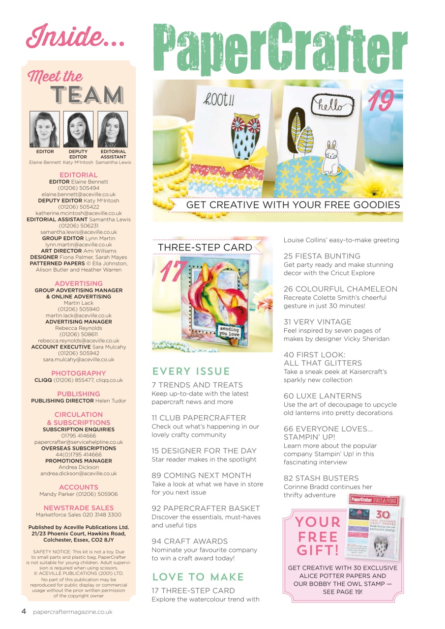 PaperCrafter Preview Pages