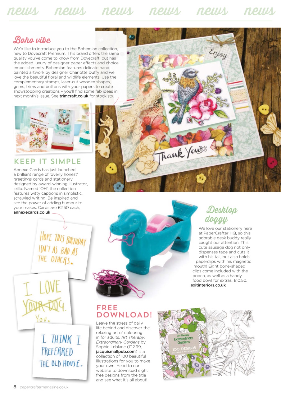 PaperCrafter Preview Pages