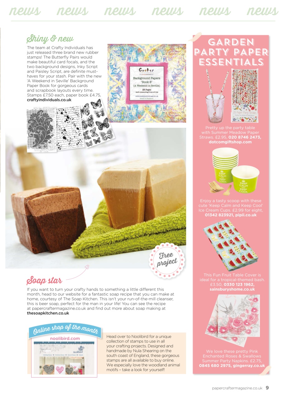 PaperCrafter Preview Pages