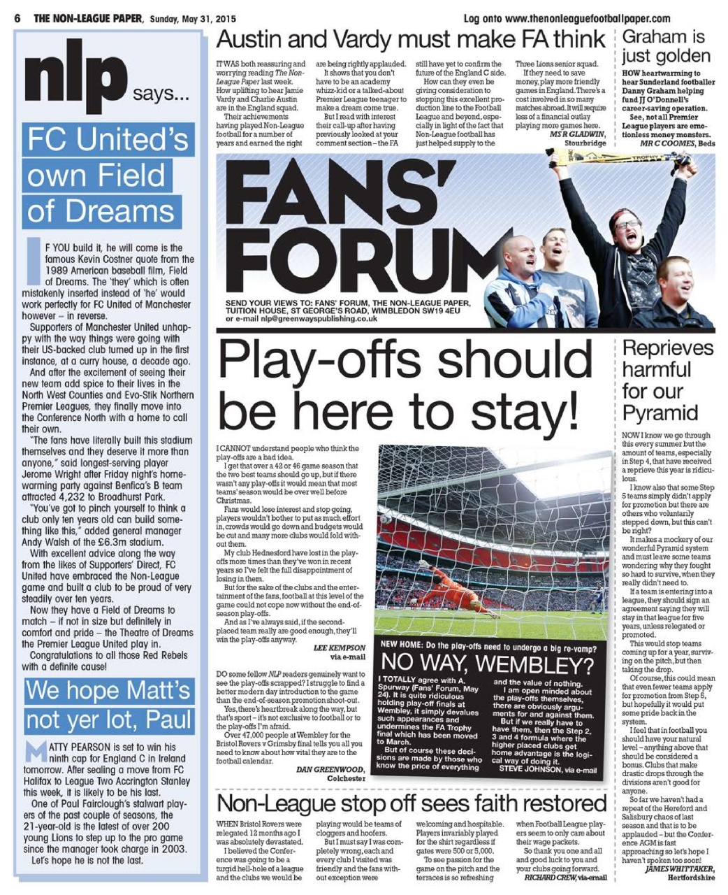 The Non-League Football Paper Preview Pages