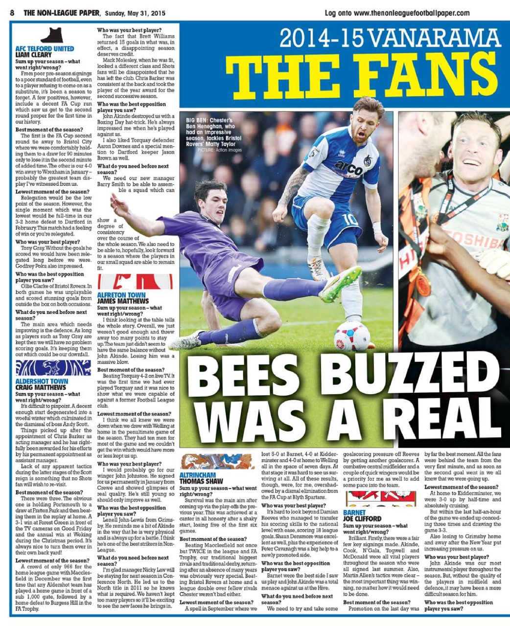 The Non-League Football Paper Preview Pages