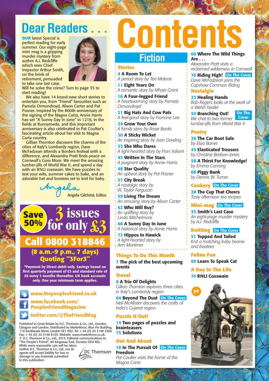 The People’s Friend Special Preview Pages