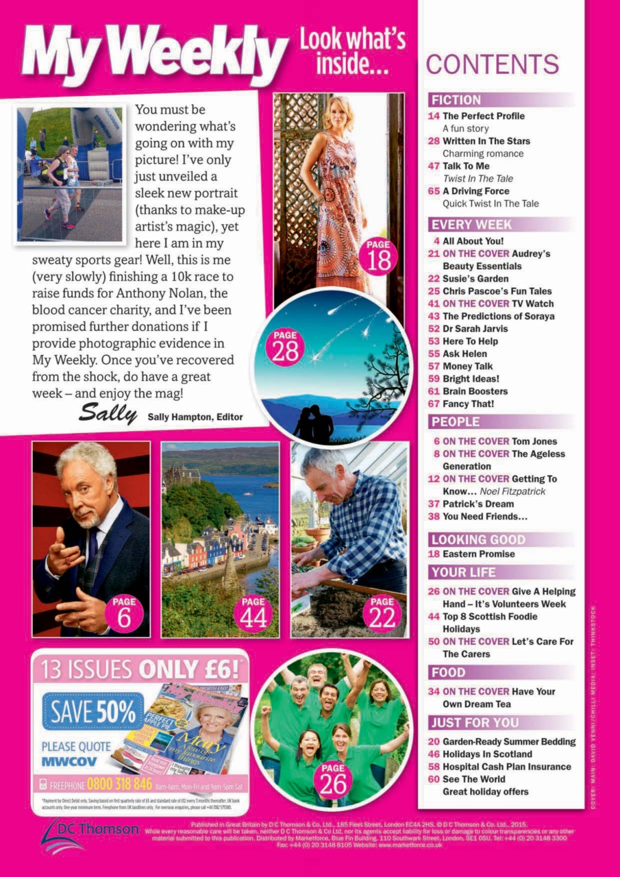 My Weekly Preview Pages