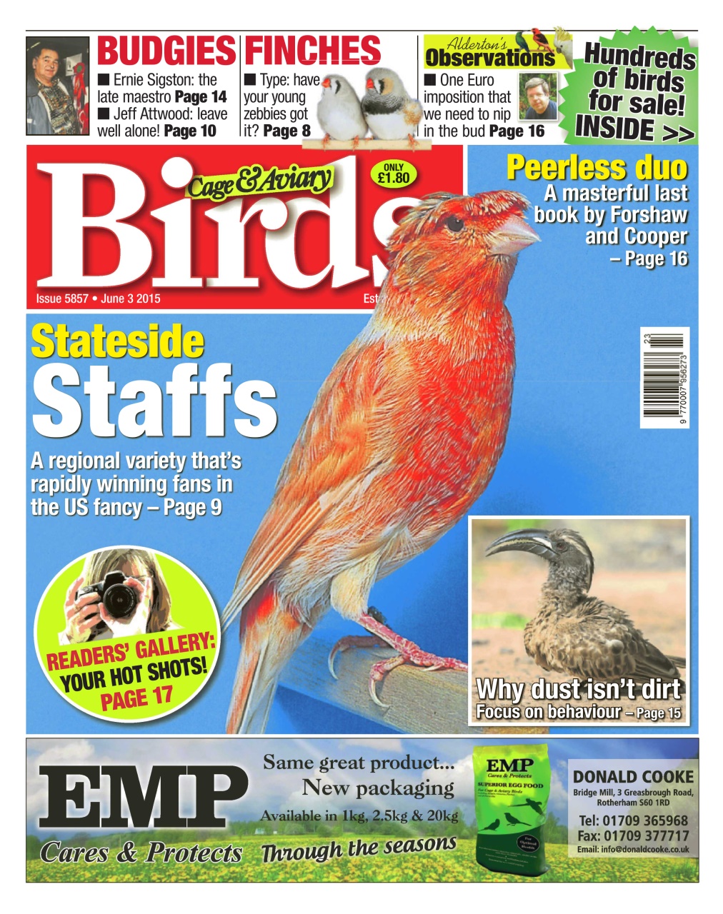 Cage & Aviary Birds Preview Pages