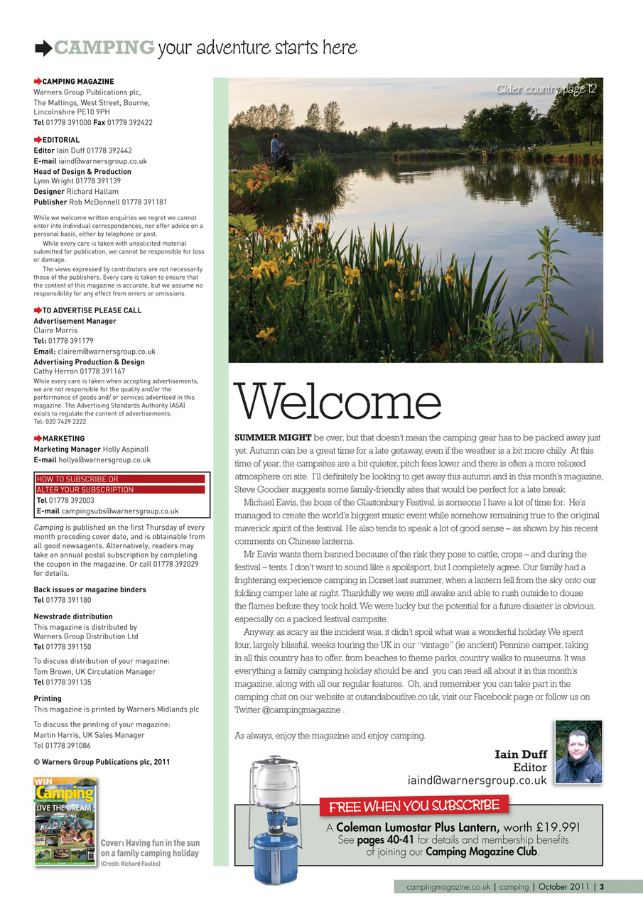 Camping Preview Pages