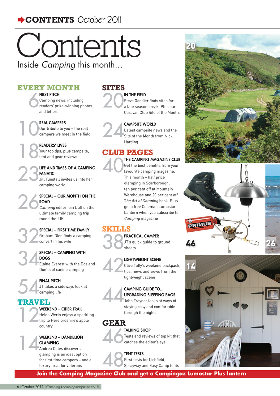 Camping Preview Pages