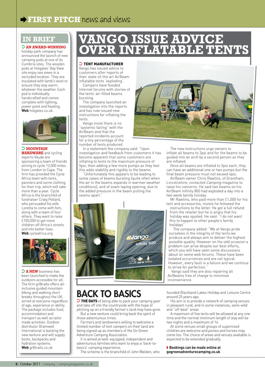 Camping Preview Pages