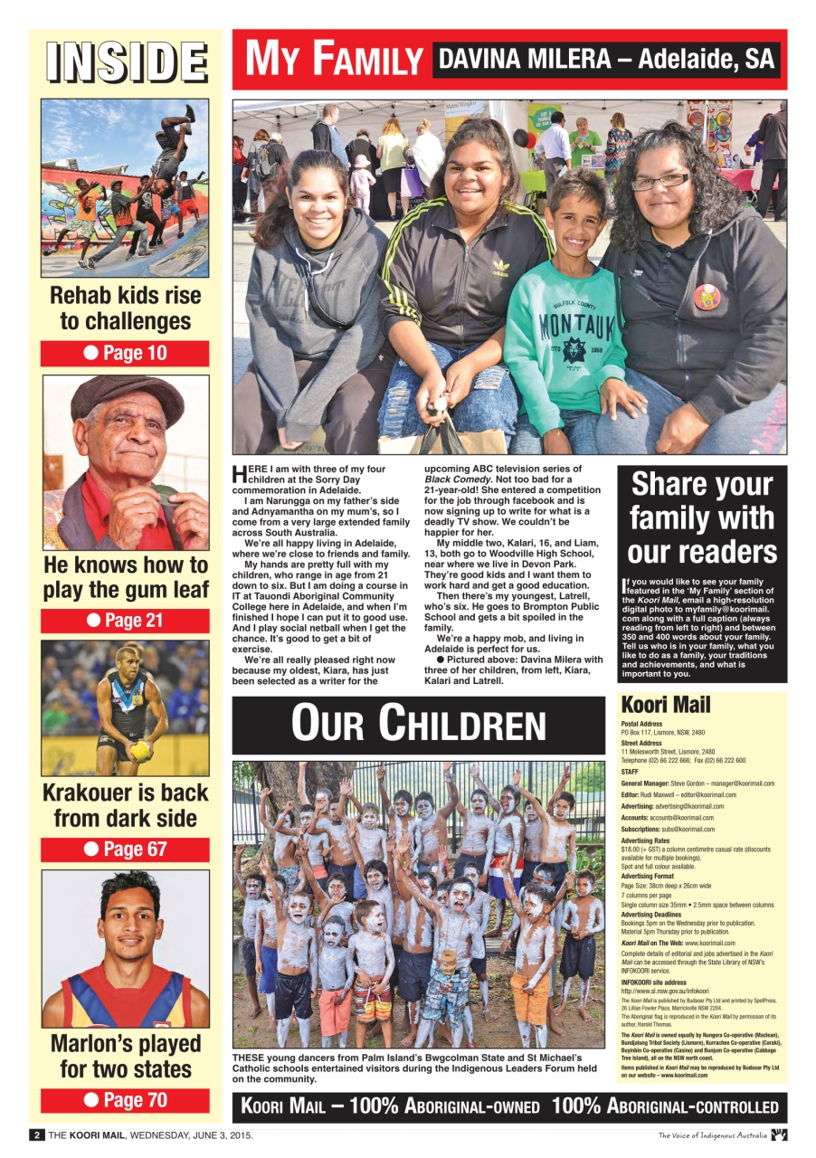 Koori Mail Preview Pages