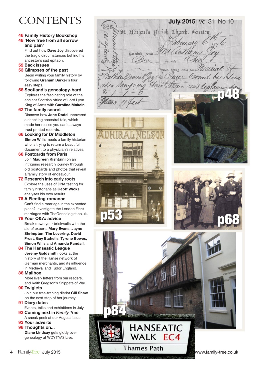 Family Tree Preview Pages