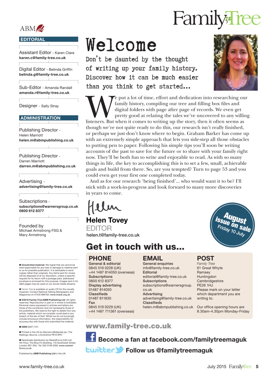 Family Tree Preview Pages