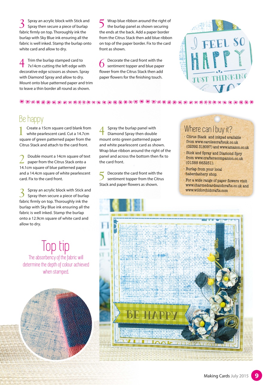 Making Cards & Papercraft Preview Pages