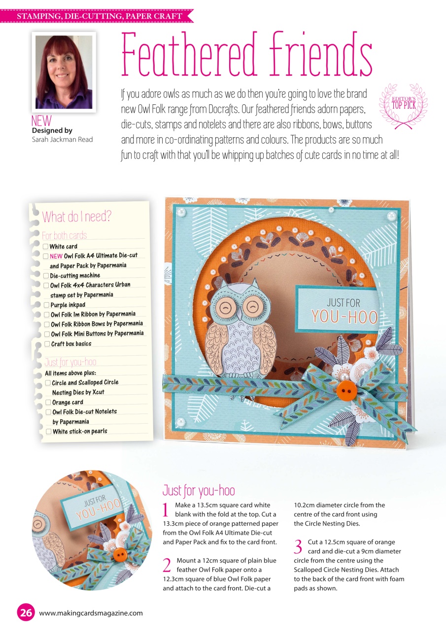 Making Cards & Papercraft Preview Pages