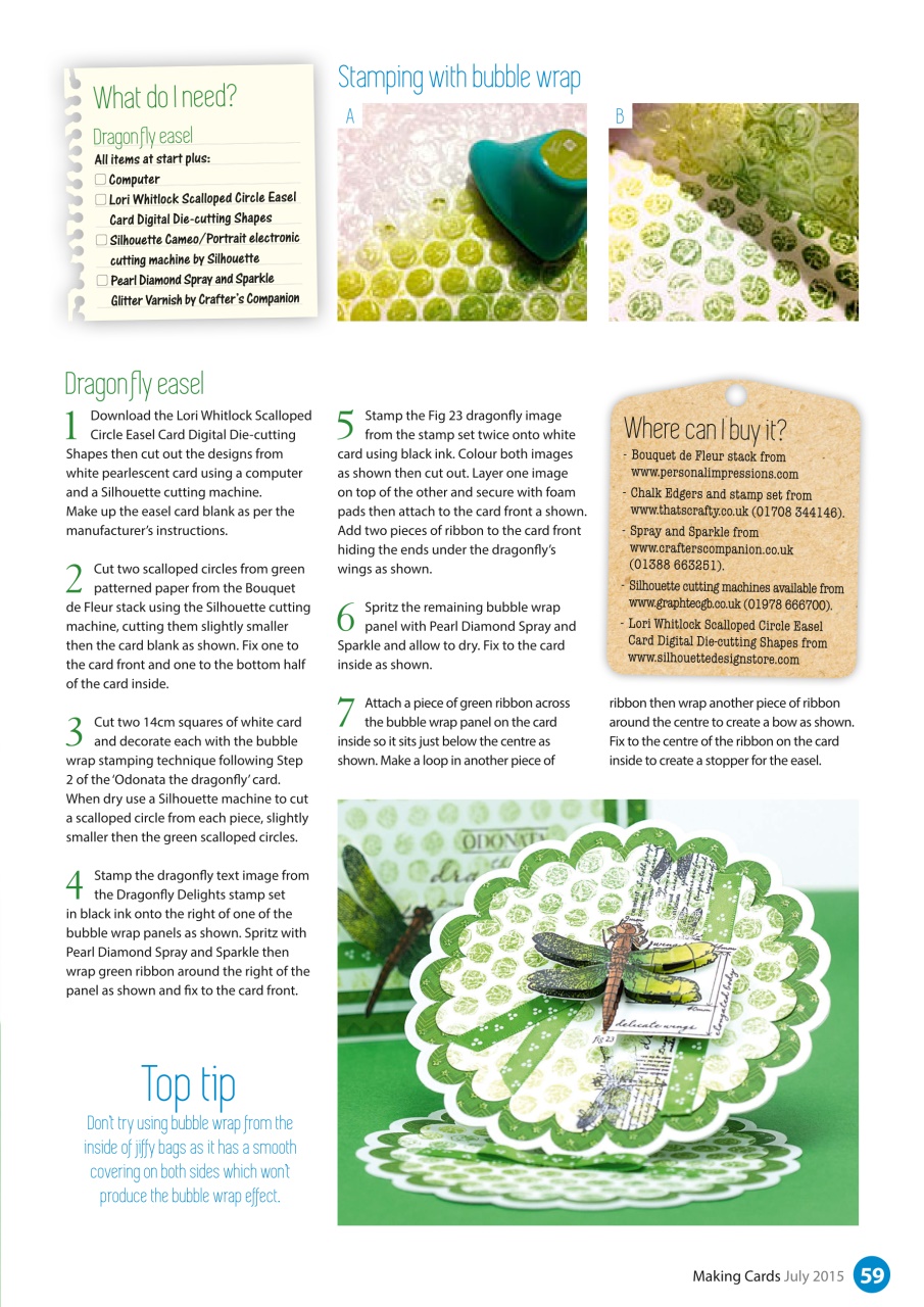 Making Cards & Papercraft Preview Pages