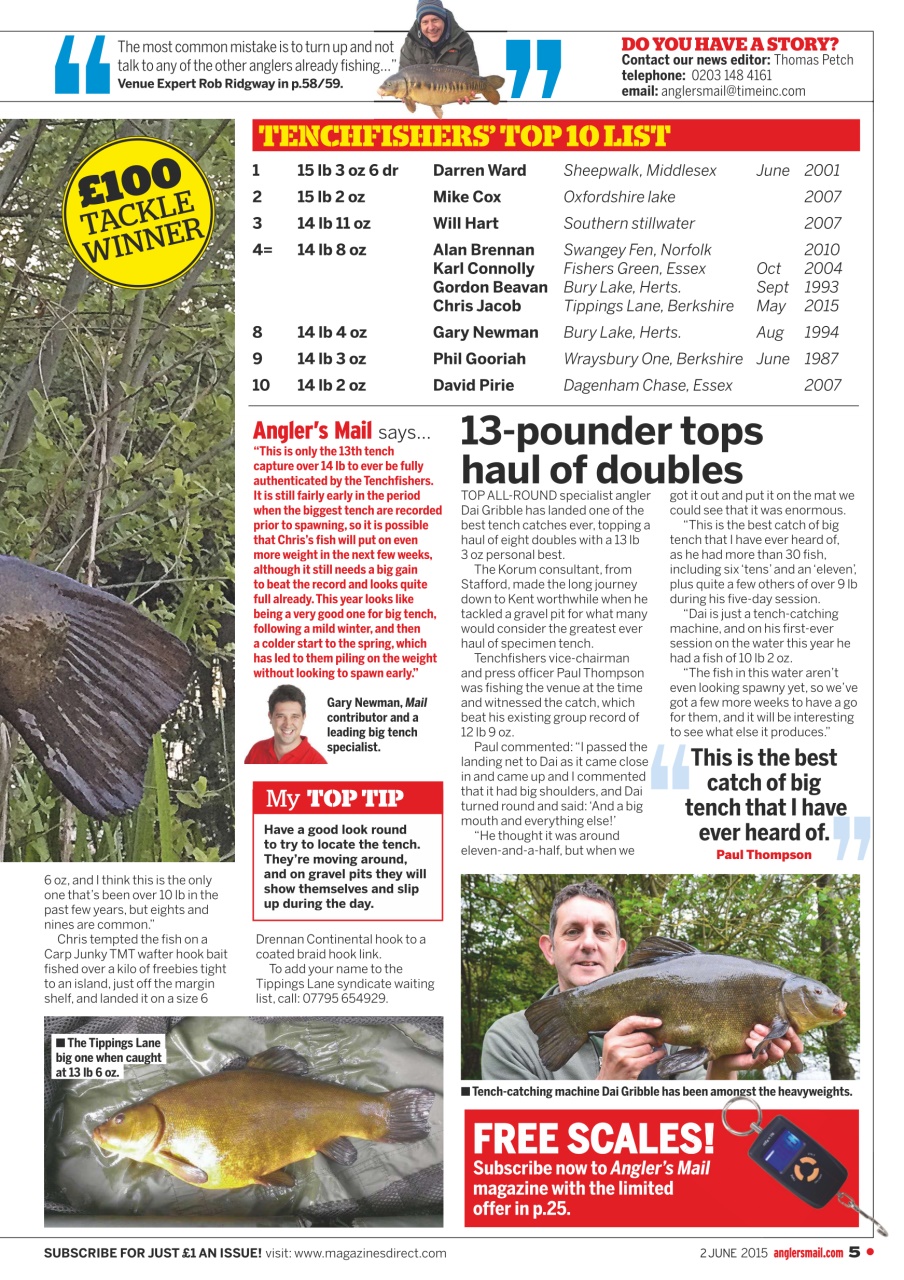 Anglers Mail Preview Pages