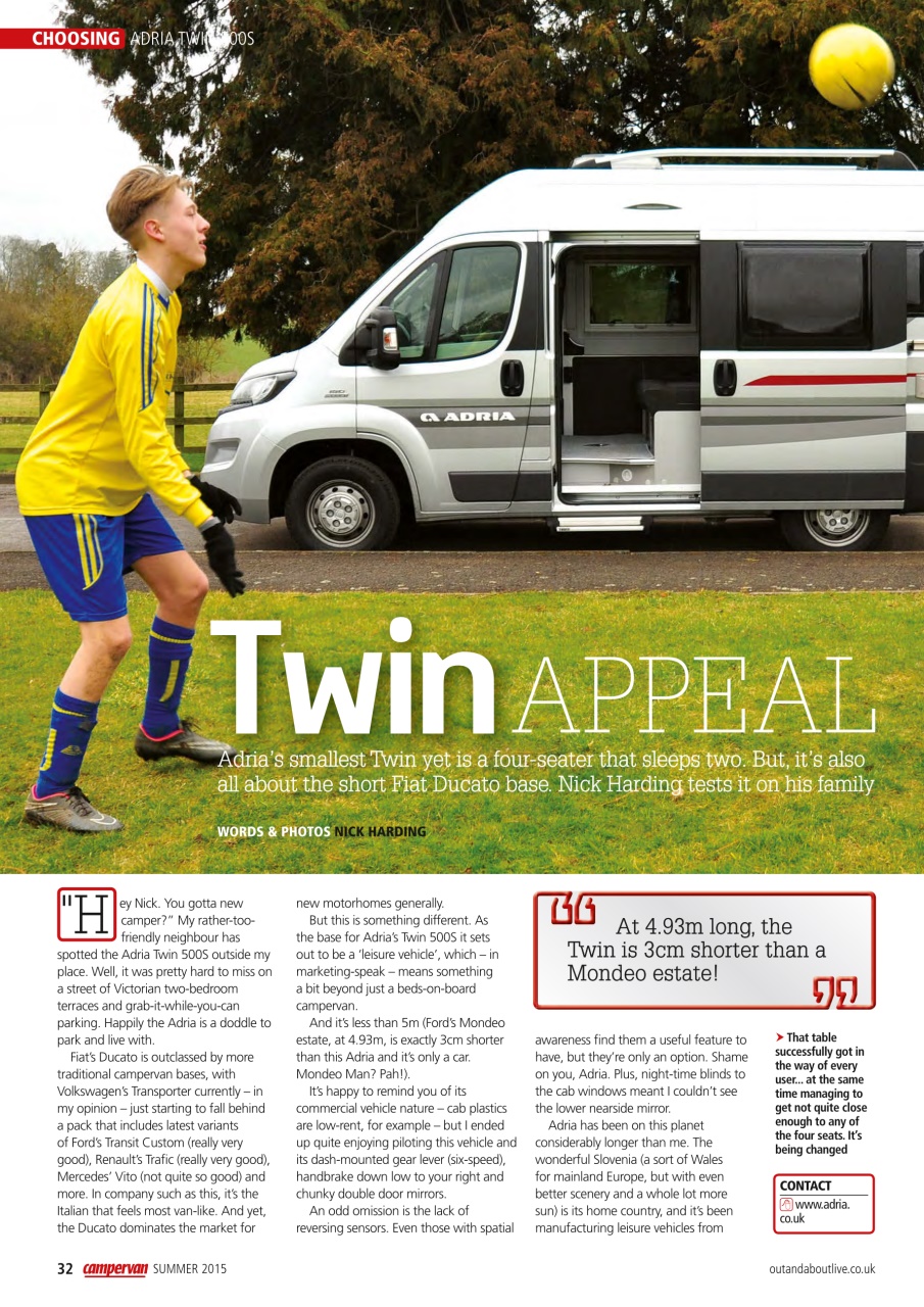 Campervan Preview Pages