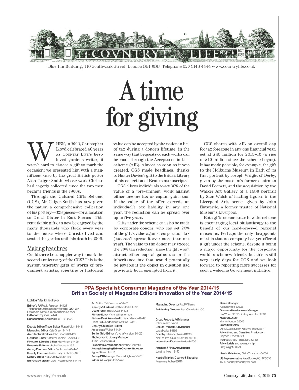 Country Life Preview Pages