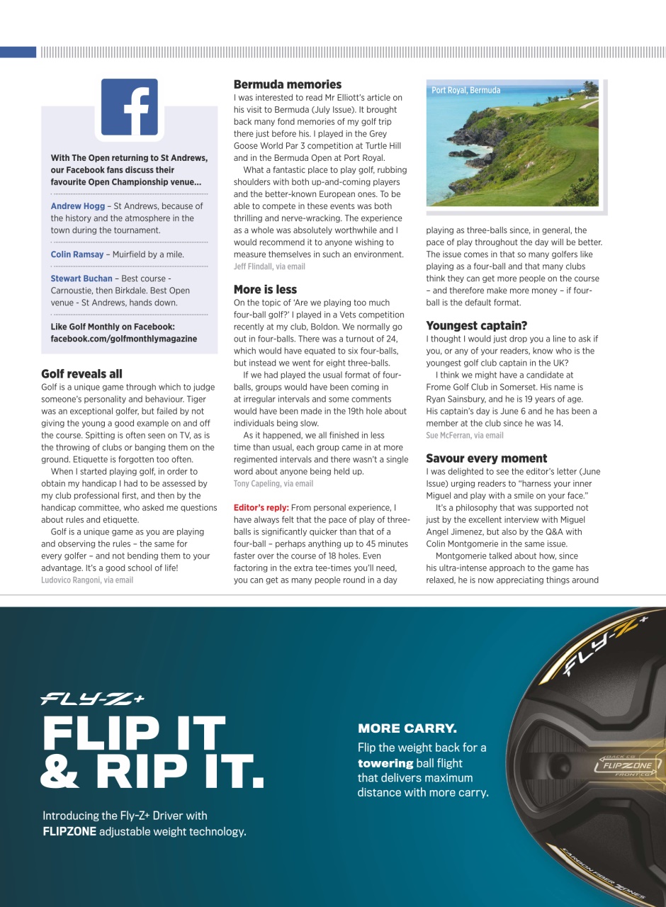 Golf Monthly Preview Pages