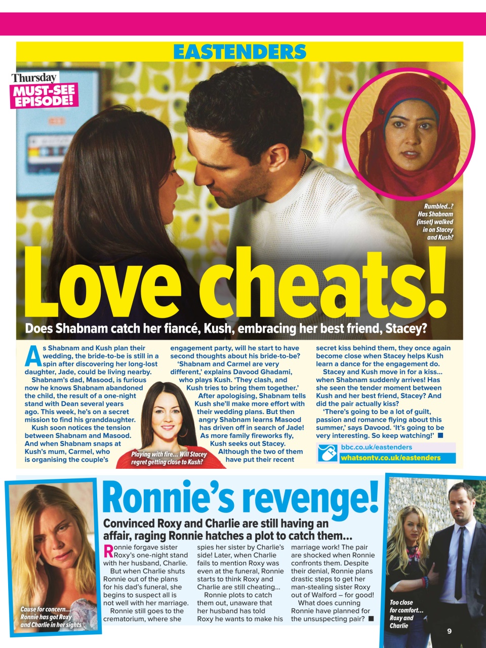 What's on TV Preview Pages