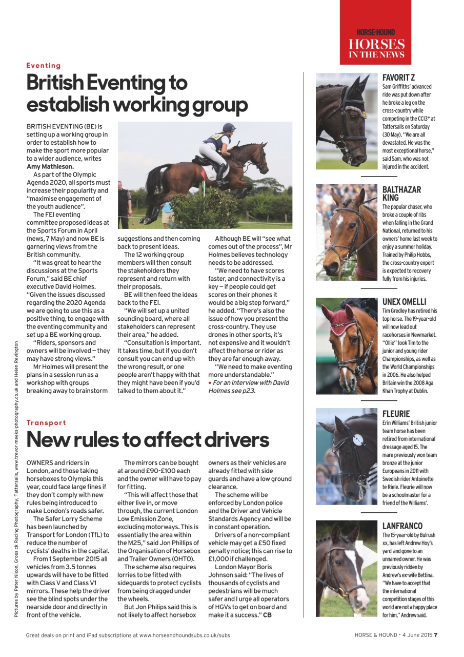 Horse & Hound Preview Pages