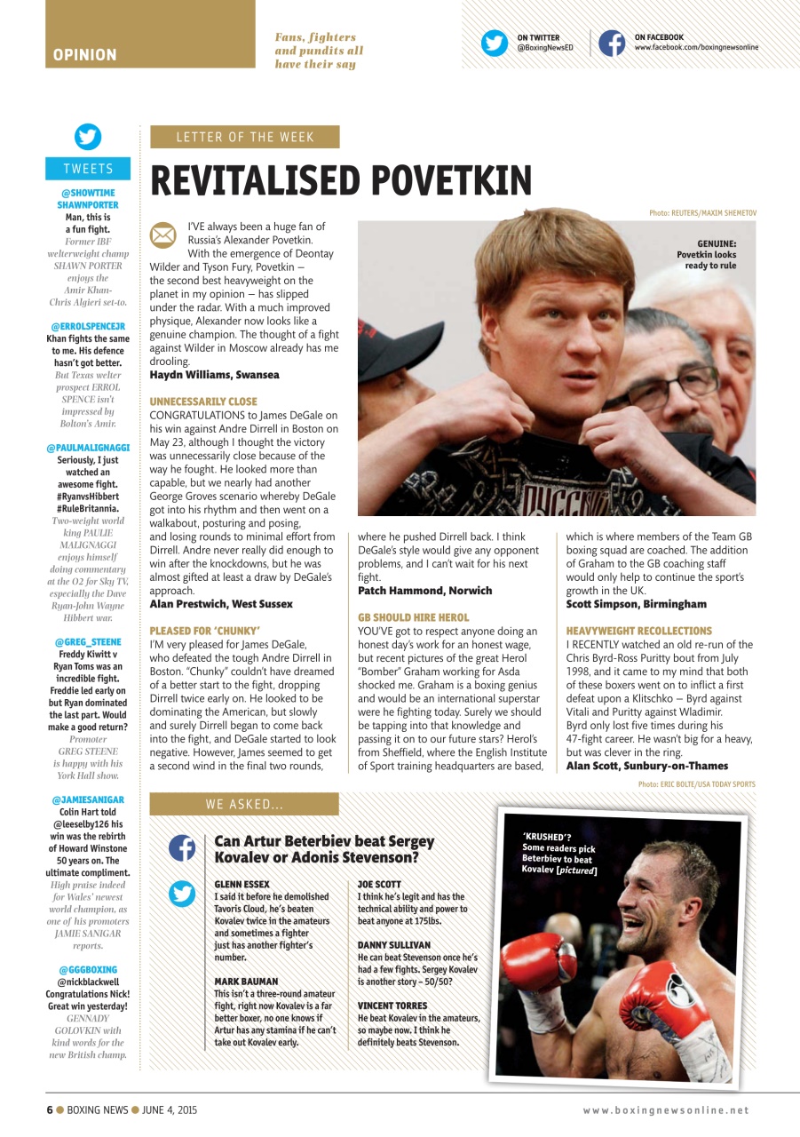 Boxing News Preview Pages