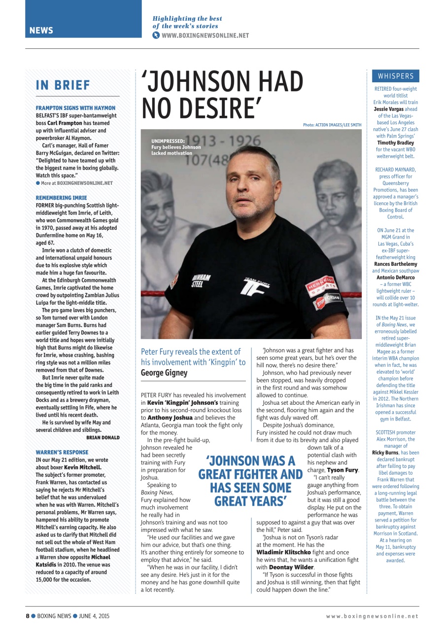 Boxing News Preview Pages