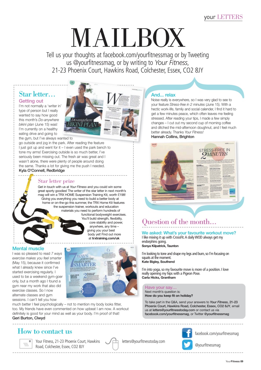 Health & Wellbeing Preview Pages