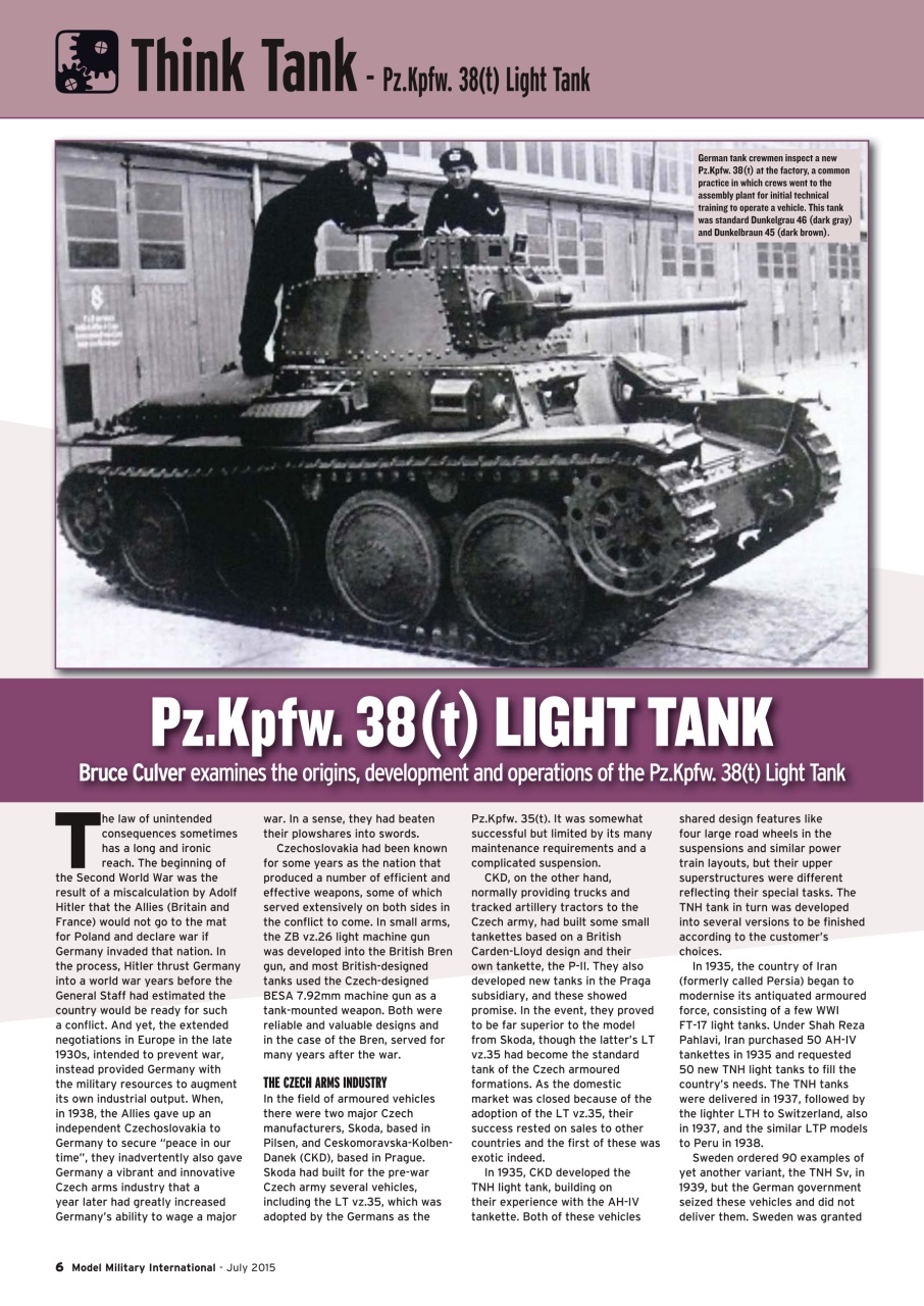 Model Military International Preview Pages