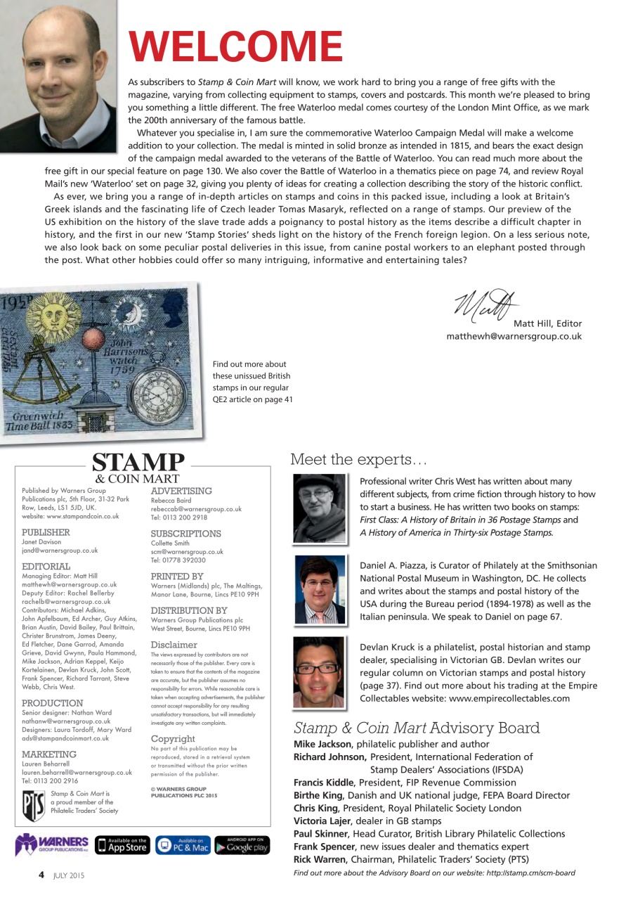 Stamp Collector Preview Pages