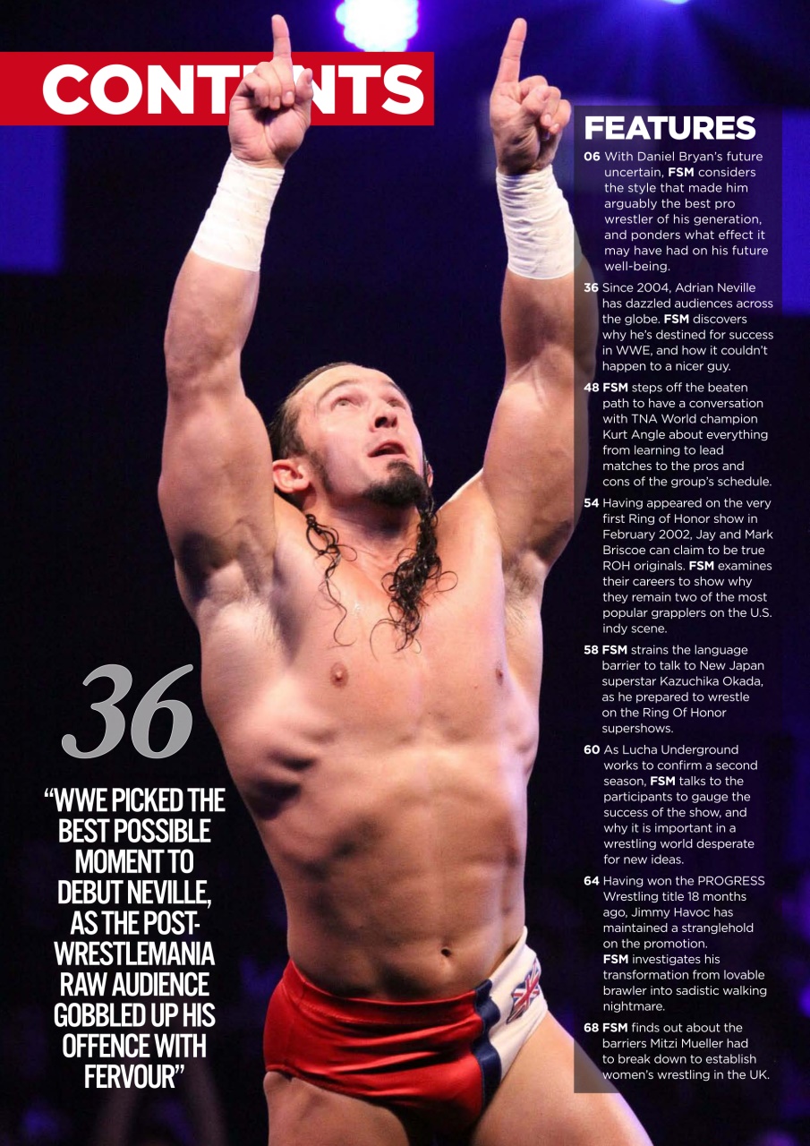 Wrestletalk Magazine Preview Pages