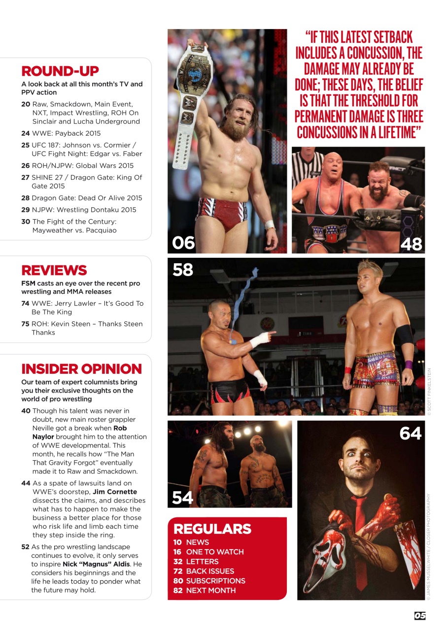 Wrestletalk Magazine Preview Pages