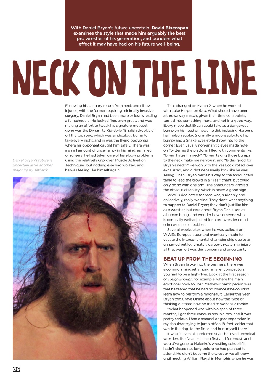 Wrestletalk Magazine Preview Pages
