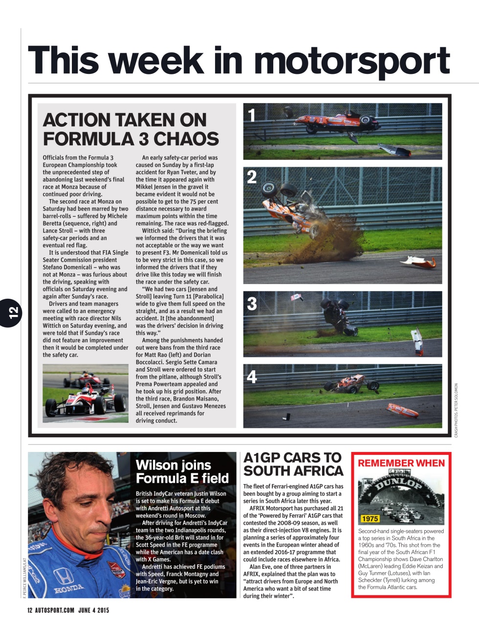Autosport Preview Pages