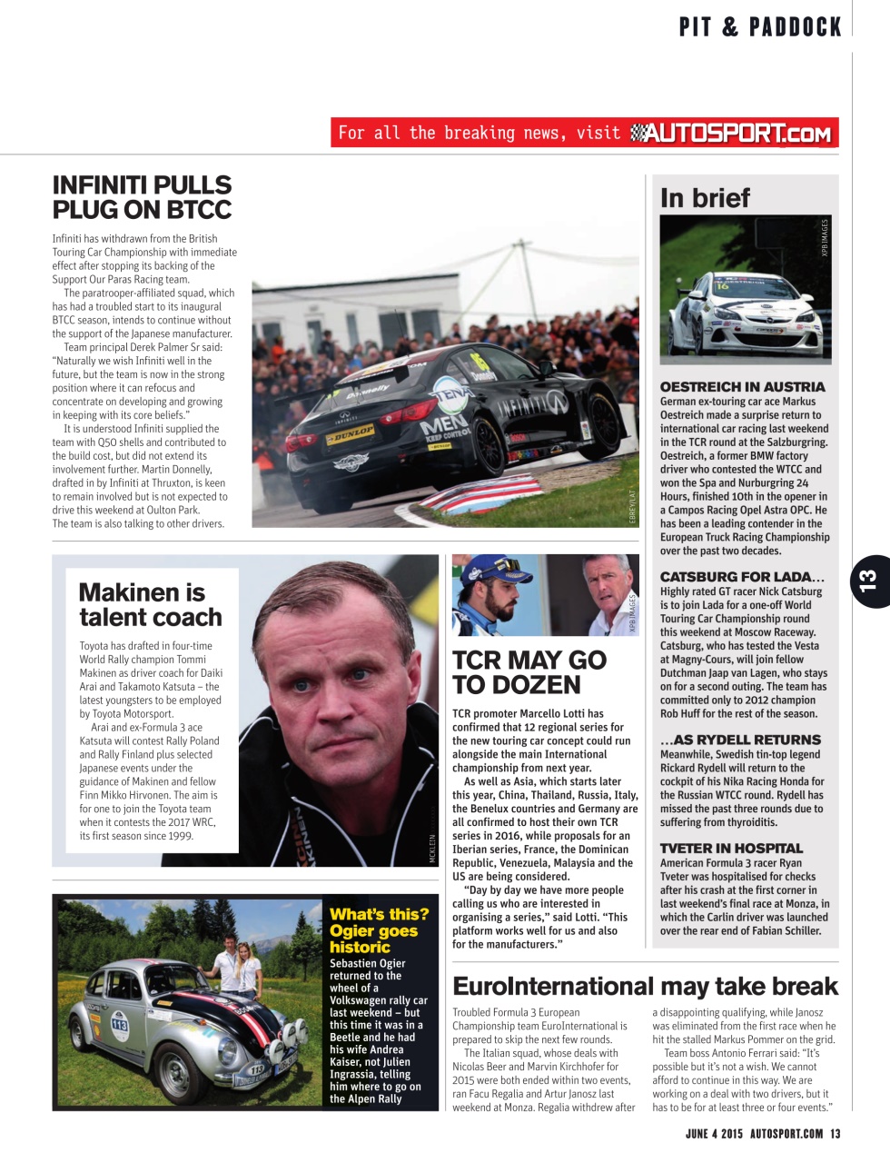 Autosport Preview Pages
