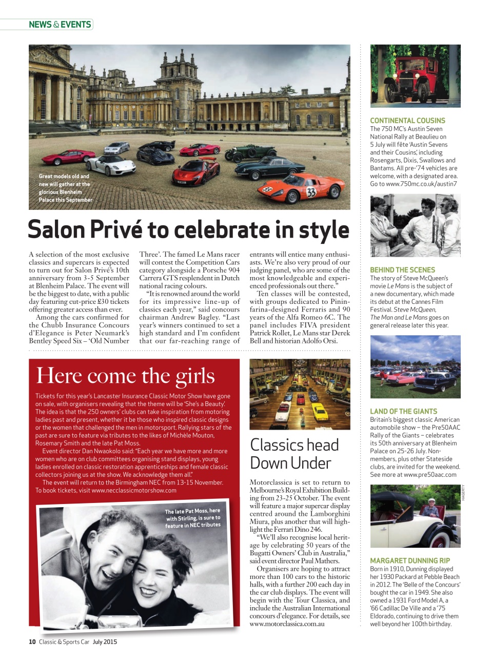 Classic & Sports Car Preview Pages