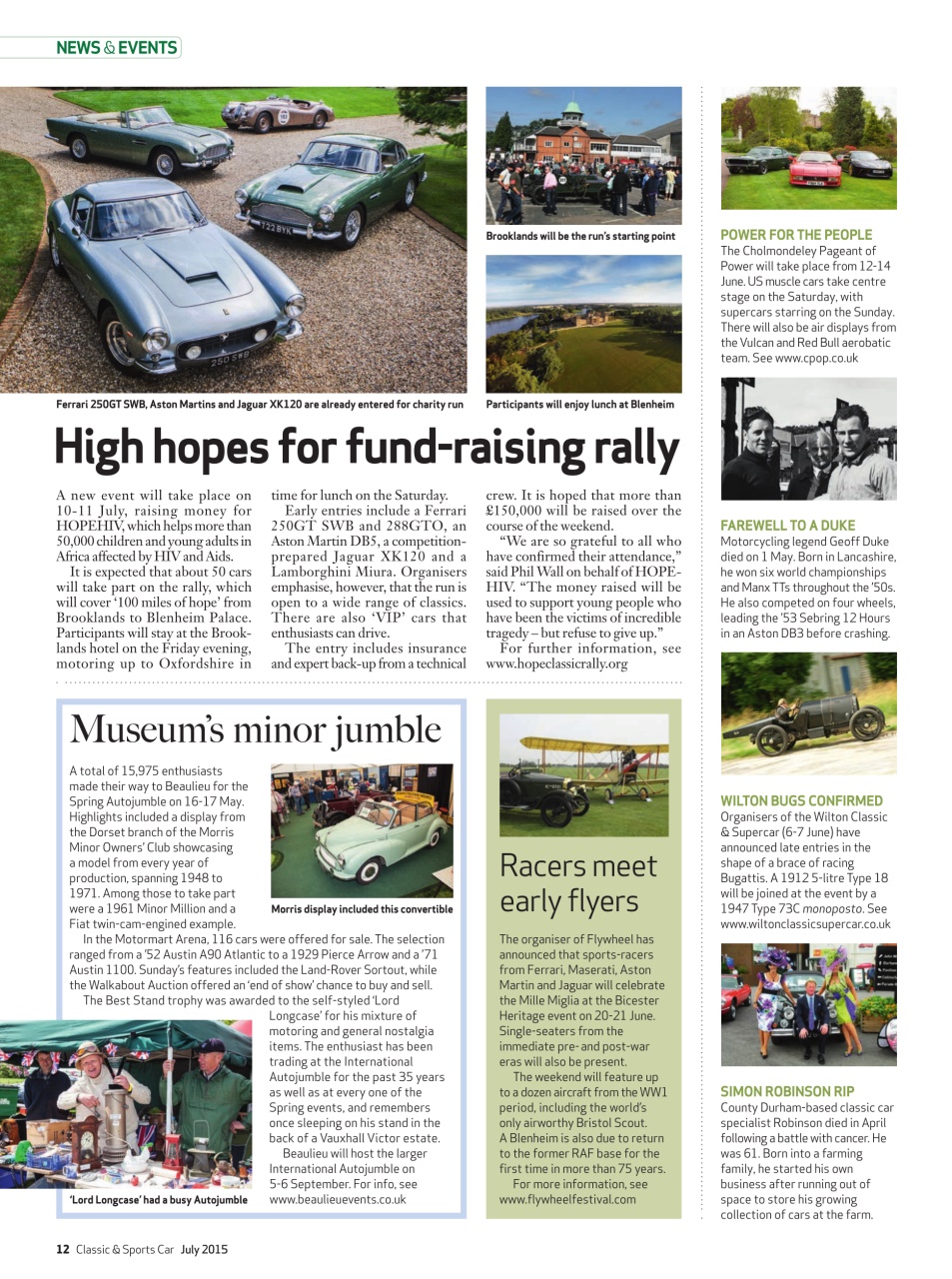 Classic & Sports Car Preview Pages