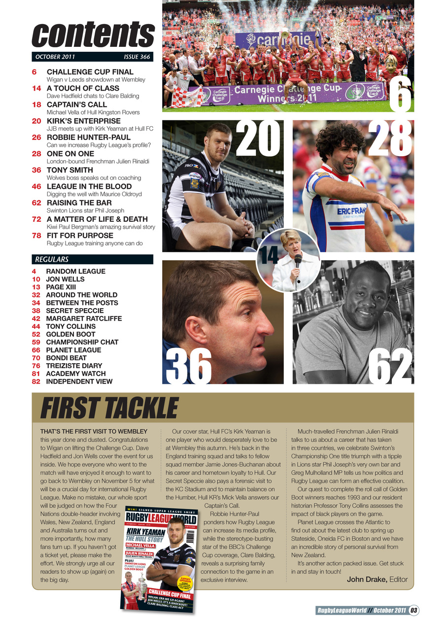 Rugby League World Preview Pages