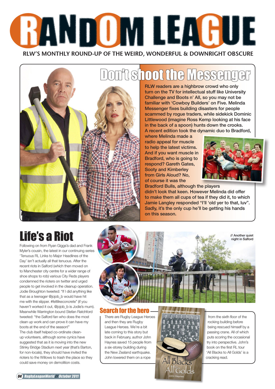 Rugby League World Preview Pages