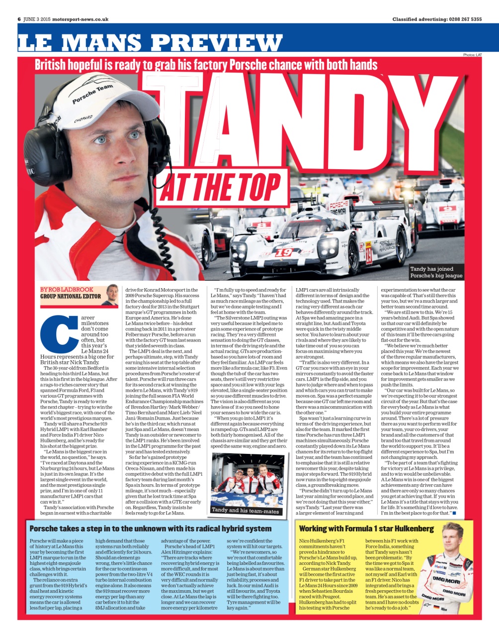 Motorsport News Preview Pages