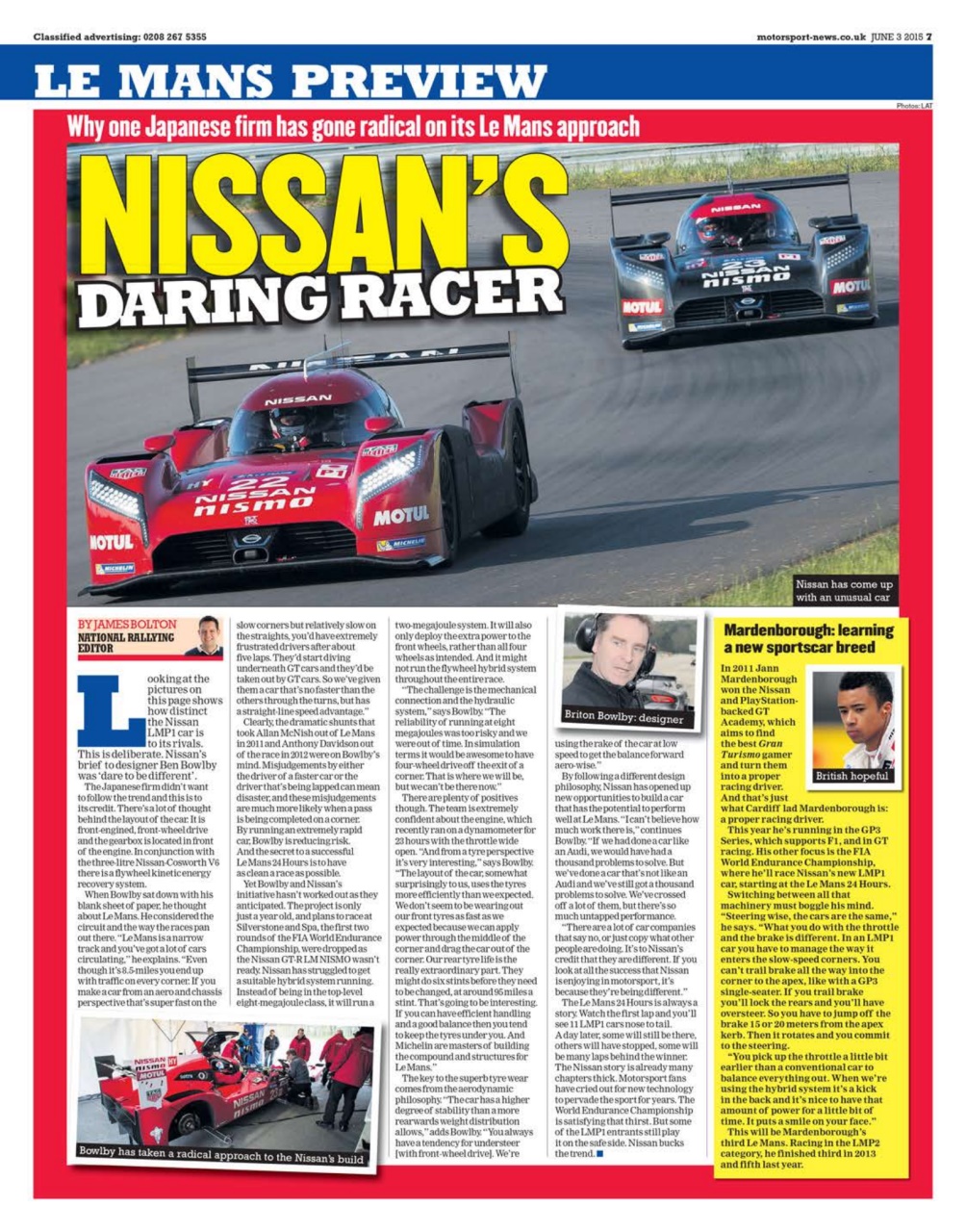 Motorsport News Preview Pages