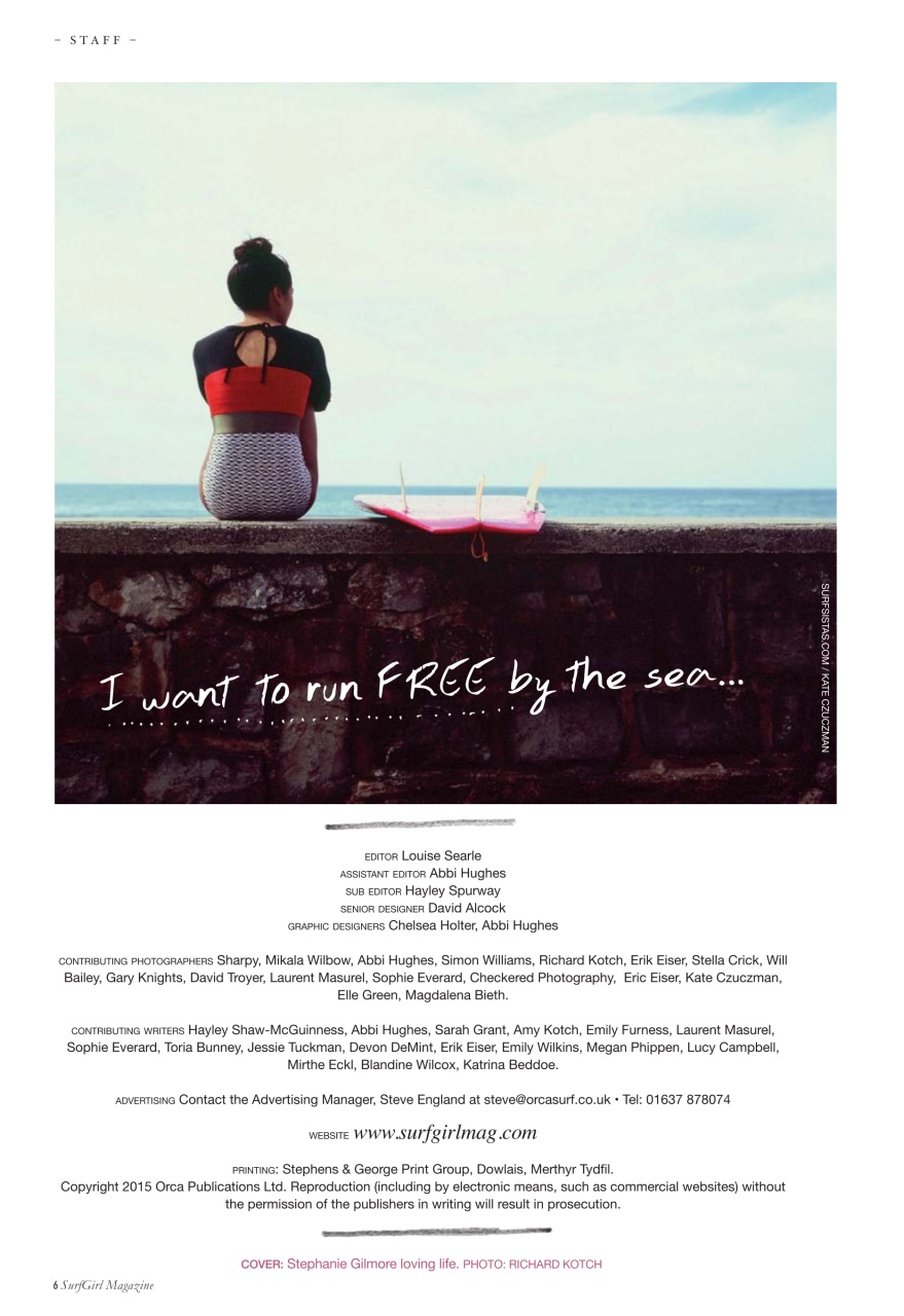 SurfGirl Magazine Preview Pages